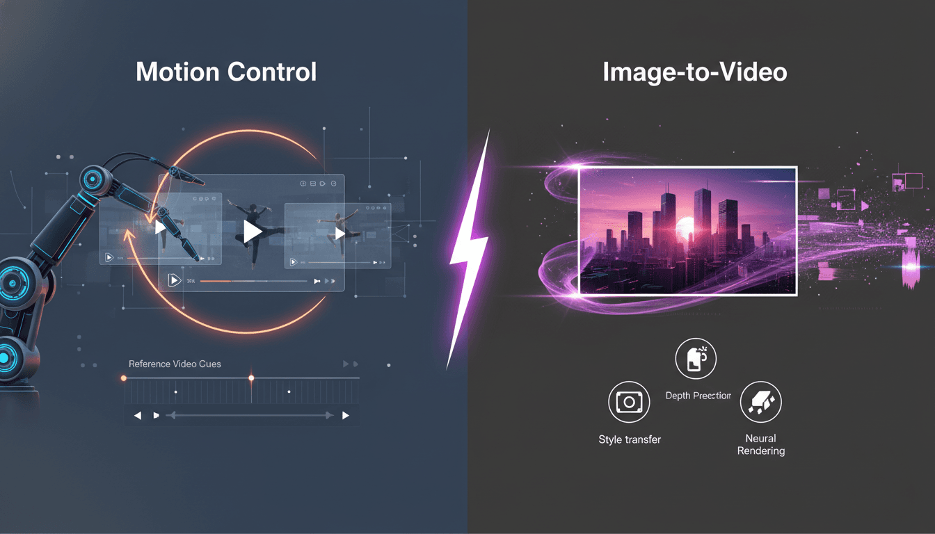 Motion Control vs Image-to-Video: Which Workflow Fits Better